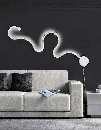 SNAKE Trio - dekoratívne LED svietidlo na stenu - 1150x325mm