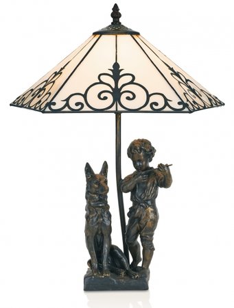 LT156B+DP1542 Artistar - stolná lampa - Tiffany sklo - 460mm