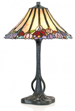 RC435+P178 Artistar - stolná lampa - Tiffany sklo - 590mm
