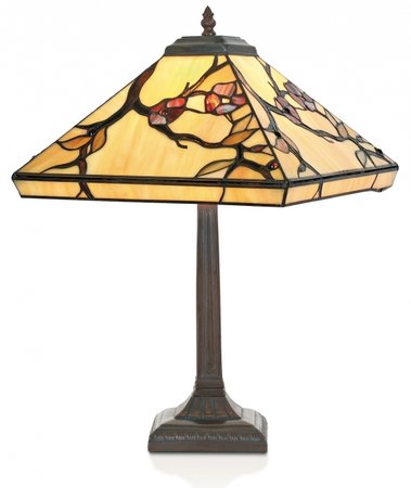 T14209+P533L Artistar - stolná lampa - Tiffany sklo - 520mm