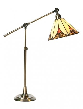 T409+KT21 Artistar - stolná lampa - Tiffany sklo - 590-800mm
