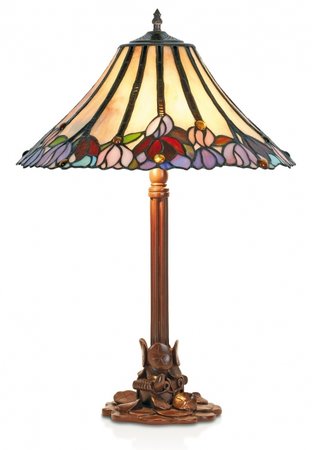 RC435+P1257 Artistar - stolová lampa - Tiffany sklo - 610mm