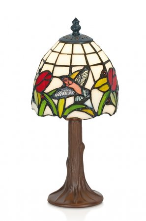 KT3280 Artistar - stolná lampa - Tiffany sklo - ø 150x310mm
