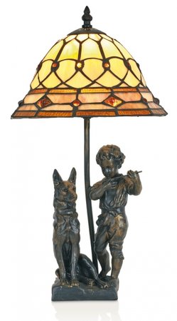 SP10007+DP1542 Artistar- stolná lampa - Tiffany sklo - 460mm