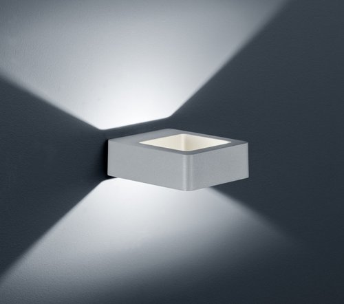 RENO Trio - nástenná LED lampa - titánový kov 