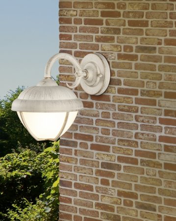 VERDON Trio - exteriérová LED lampa nástenná - antická biela