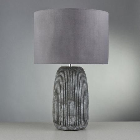 FAIRFIELD Searchlight - lampa stolná- keramika/textil -540mm