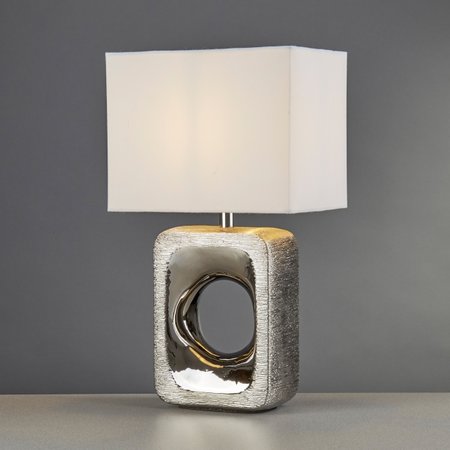 GRANGE Searchlight - lampa na stôl - textil/keramika- 360mm