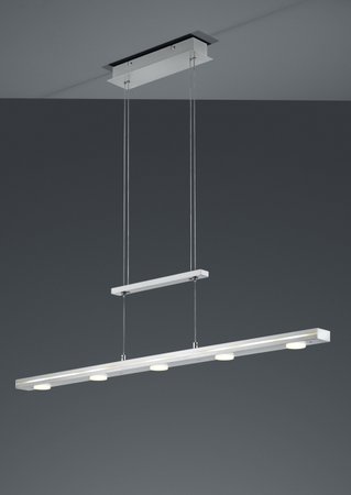 LACAL Trio - závesná LED lampa - dotyková - nikel - 1000mm