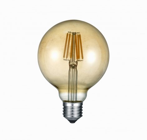 LED žiarovka filamentová \"retro\" - E27/6W - teplá biela
