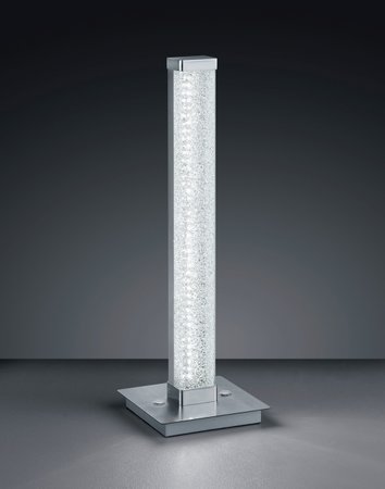SEVILLA Trio - stolové LED svietidlo - chróm/akryl - 455mm