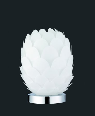 CHOKE Trio - lampa na stôl - biely plast - 200mm