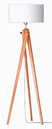 GIN Honsel - stojanové svietidlo - drevo+kov+textil - 1500mm