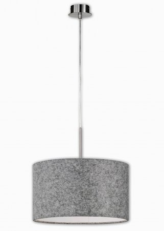 BALDER Honsel - závesná lampa - šedá plsť+kov- ø 400mm