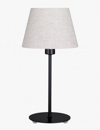 PRESTIGE Honsel - stolná lampa - kov/hrdza+pieskový textil 