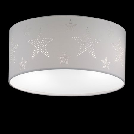 STELLA Honsel - stropné svietidlo - textil s dekorom hviezd