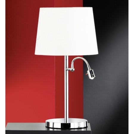 LEBON Honsel - stolová lampa - E27+LED - textil/kov - 560mm