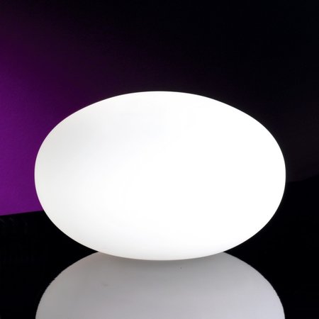 EGA Honsel - stolné svietidlo oválne - biele sklo - 300mm