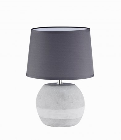 HEBE Honsel - lampa stolná - betón+šedý textil - 320mm