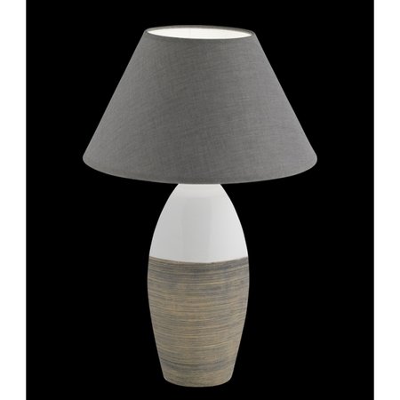 BEDFORD Honsel - stolná lampa - 450mm - šedohnedo-biela