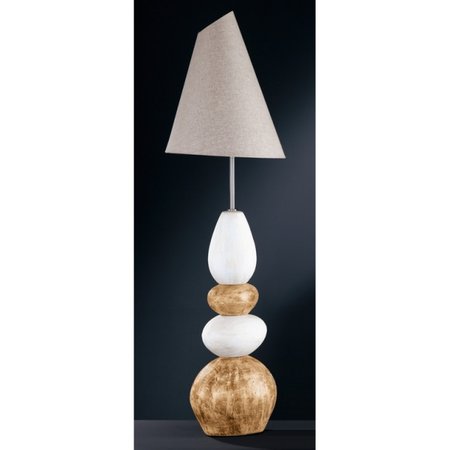 STONE Honsel - lampa stojanová hnedo-béžová - 1580mm
