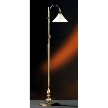 ANTWERPEN Honsel - stojanová lampa - antická mosadz - 1750mm