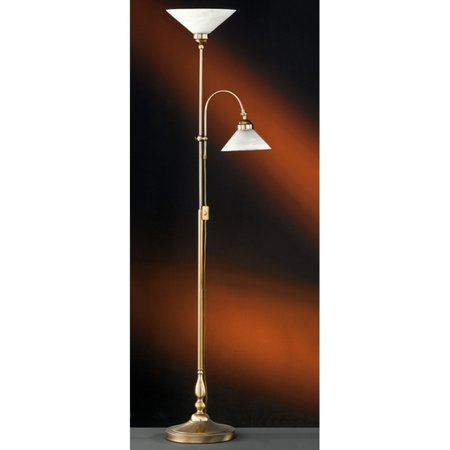 ANTWERPEN Honsel - stojanová lampa - antická mosadz - 1820mm