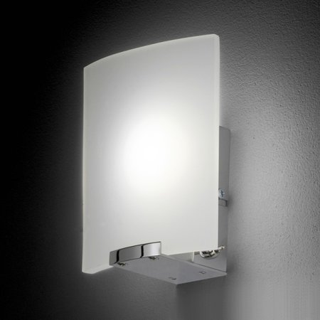 LUIS Honsel - LED lampa nástenná - akryl/chróm - 150x130mm