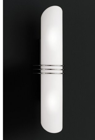 FILO Honsel - lampa nástenná - nikel/sklo - 330mm