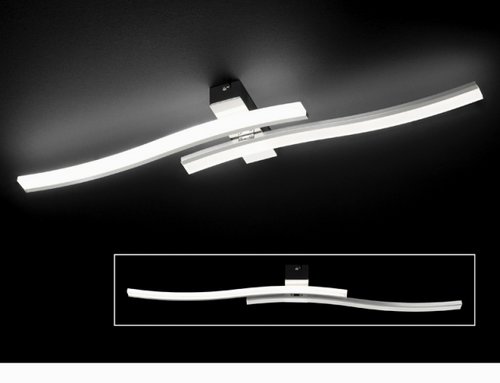 BEAM Honsel - stropné LED osvetlenie - 870x180mm - chróm