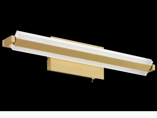 TURN Honsel - nástenné LED svietidlo - mosadz+akryl - 460mm