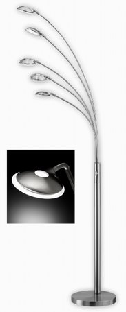 HATI Honsel - LED svietidlo stojanové - 1800mm - kov/sklo