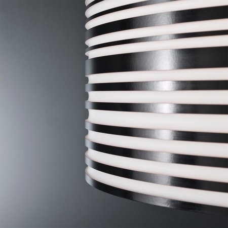 RIBBON Redo - LED lampa závesná - čierno-biela - ø 450mm