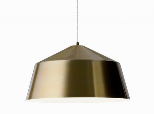 AYLA Redo - lampa závesná - matný zlatý kov - ø 560mm