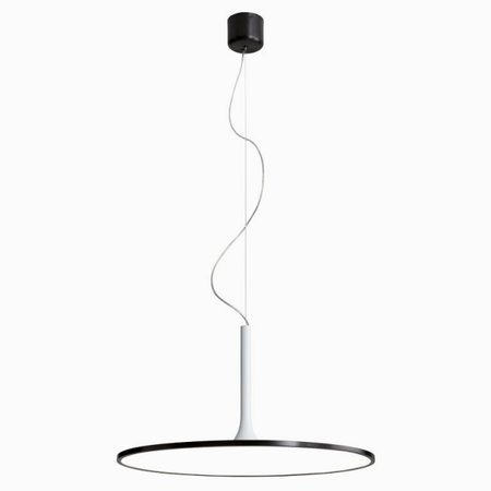 ZEN Redo - LED lampa - ø 606mm - bielo-čierny kov+akryl
