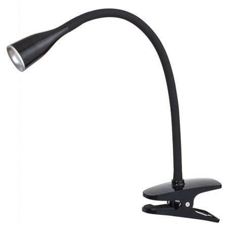 JEFF Rabalux - štipcová LED lampa - čierny plast - 350mm