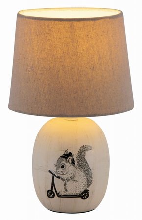 DORKA Rabalux - nočná lampa na stôl - keramika/textil