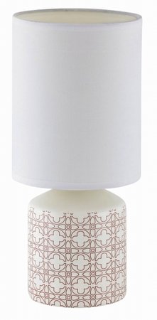 SOPHIE Rabalux - stolová lampička biela so vzorom - 300mm
