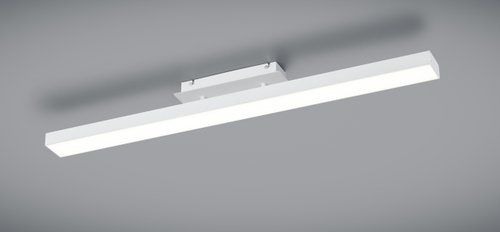 AGANO Trio - LED stropnica - 1000mm - biely hliník+akryl