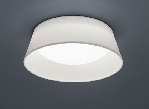 PONTS Trio - stropná LED lampa - ø 340mm - biely textil