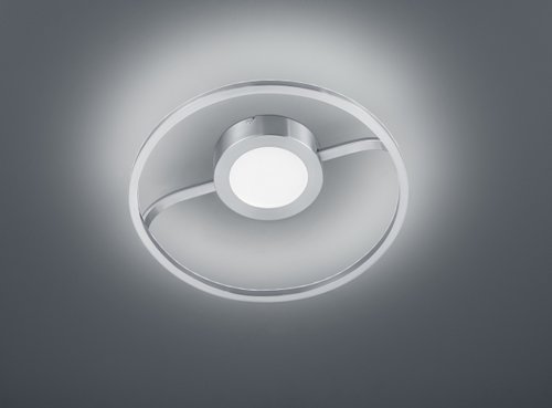 CISCO Trio - LED lampa stropná - ø 450mm - kov/nikel