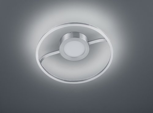 CISCO Trio - LED lampa stropná - ø 450mm - kov/nikel