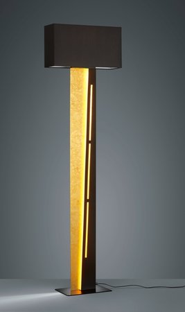 NESTOR Trio - stojanová lampa - LED+E27 - zlato-čierna
