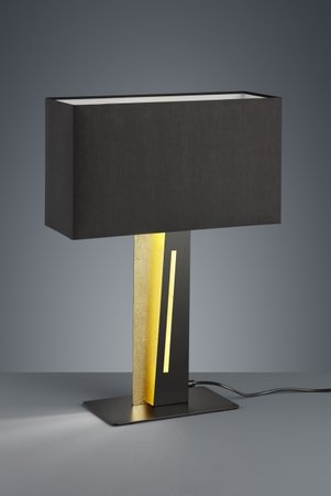 NESTOR Trio - stolová lampa - LED+E27 - zlato-čierna - 560mm
