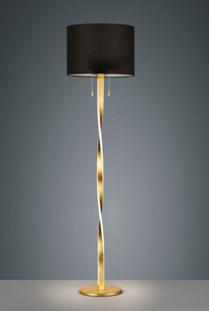 NANDOR Trio - stojanová LED lampa - zlato-čierna - 1605mm