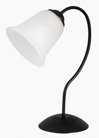 FABIOLA Rabalux - stolová lampička - čierny kov+sklo - 360mm