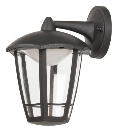 SORRENTO Rabalux - nástenný LED lampáš - čierny kov - 230mm