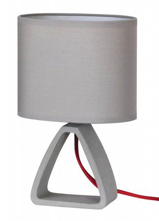 HENRY Rabalux - lampa stolná - šedý textil + betón