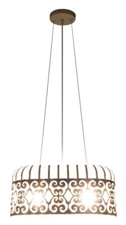 ALESSANDRA Rabalux - vintage lampa závesná - biela - ø 460mm