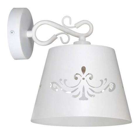 ANNA Rabalux - vintage lampa nástenná - biely kov